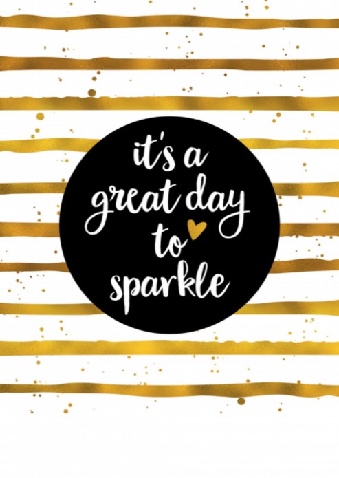 Miniposter Great day to sparkle