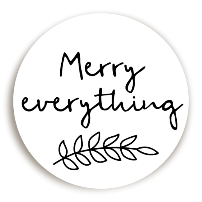 Sticker KERST Merry Everything