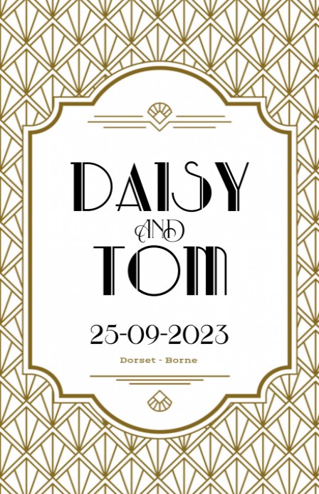 Trouwkaart - The Great Gatsby 1