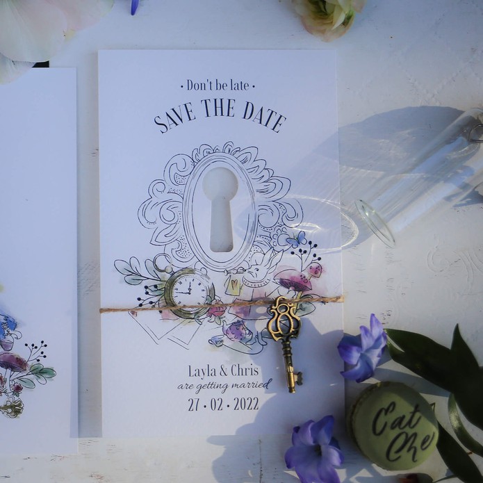 VORM Save the date - Alice in Wonderland met Sleutelgat