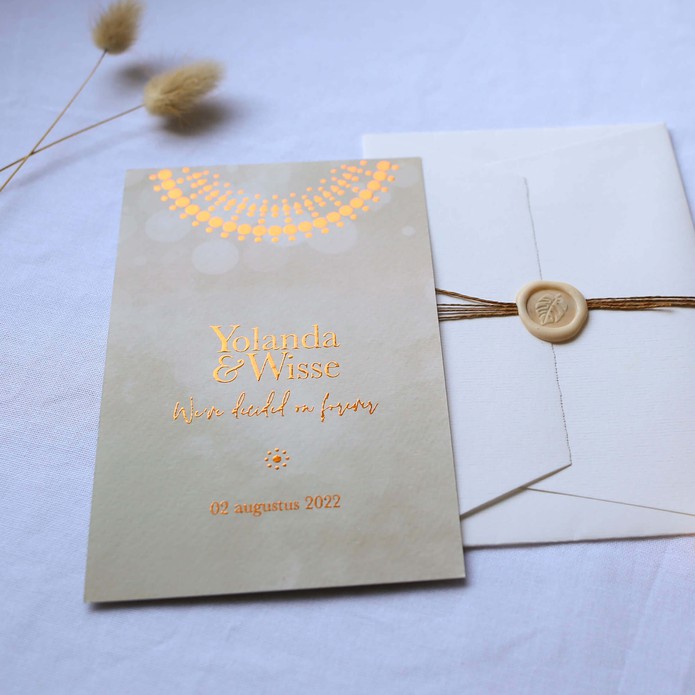 FOLIE Trouwkaart Bohemian Sunset 1