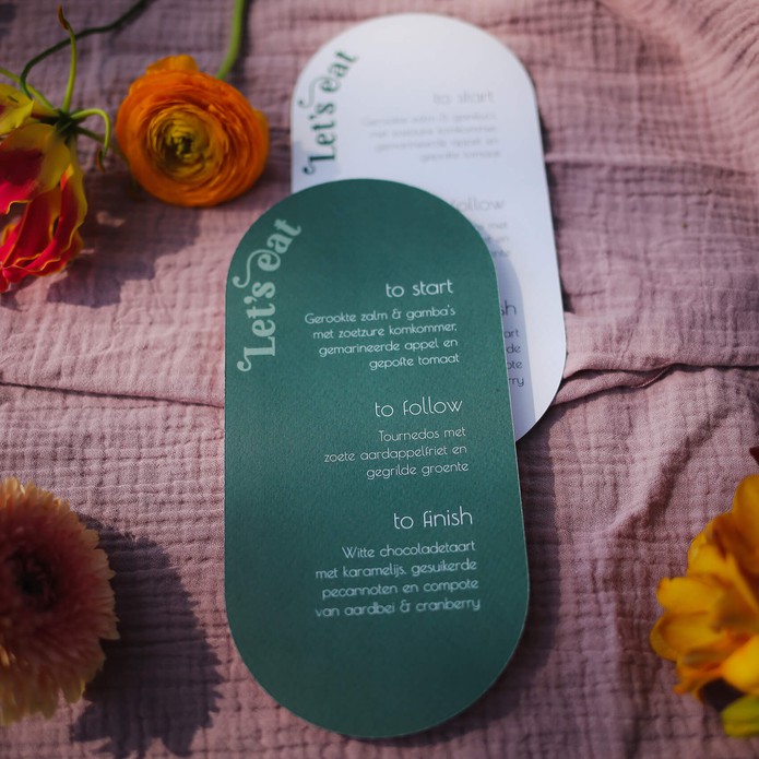 Menukaart - Colorful Seventies Festival