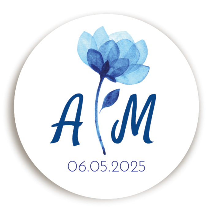 Sluitsticker Delft Blue