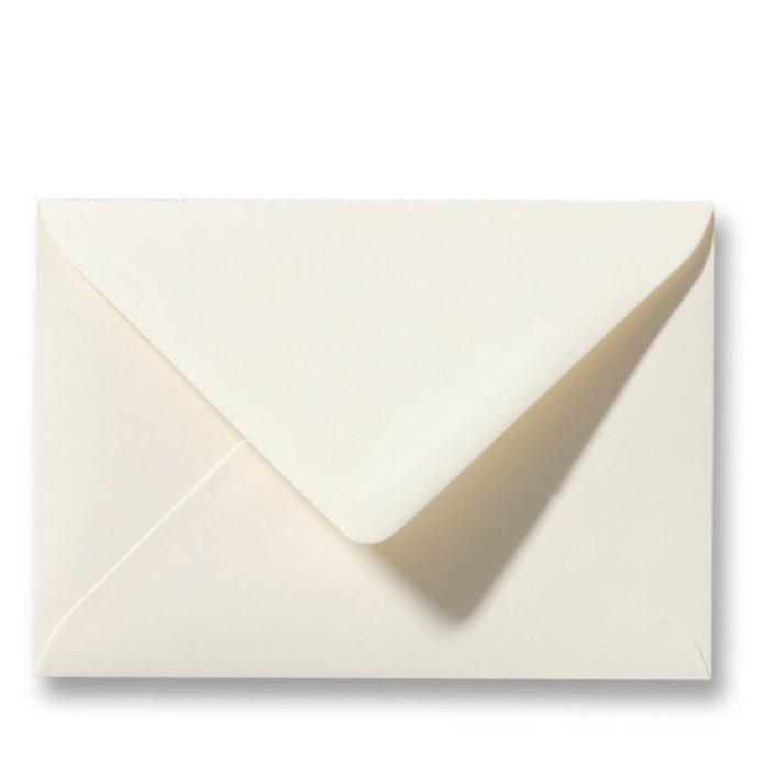 Envelop 12 x 18,5 cm offwhite