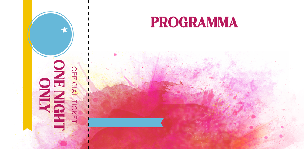 Trouwkaart - Festival Ticket Color Feestgast