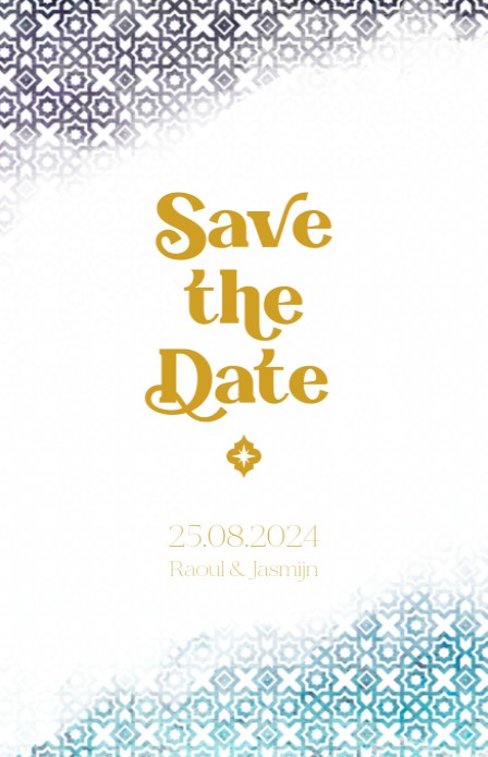 FOLIE Save the date - Disney Inspired Aladdin Mozaiek 2