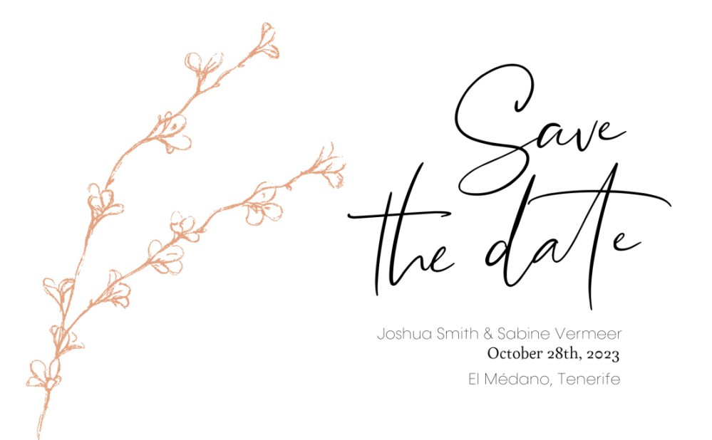 FOLIE Save the date - El Medano