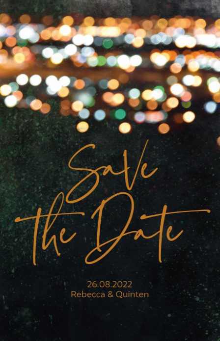 FOLIE Save The Date Kaart Dark Festival Koper