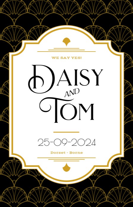 FOLIE Trouwkaart - The Great Gatsby 2