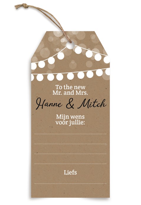 Wenskaartje - Label Festival Kraft