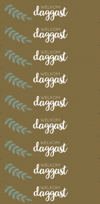 Kaartlabel DIY Lang - Botanisch Daggast 2