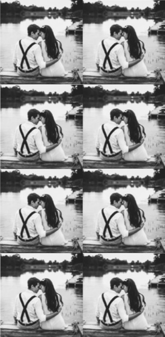 Kaartlabel DIY Vierkant - Foto