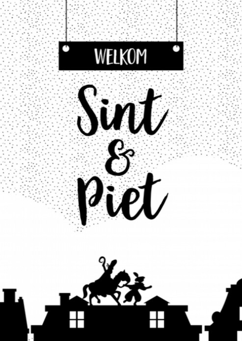 Sinterklaas Miniposter Welkom