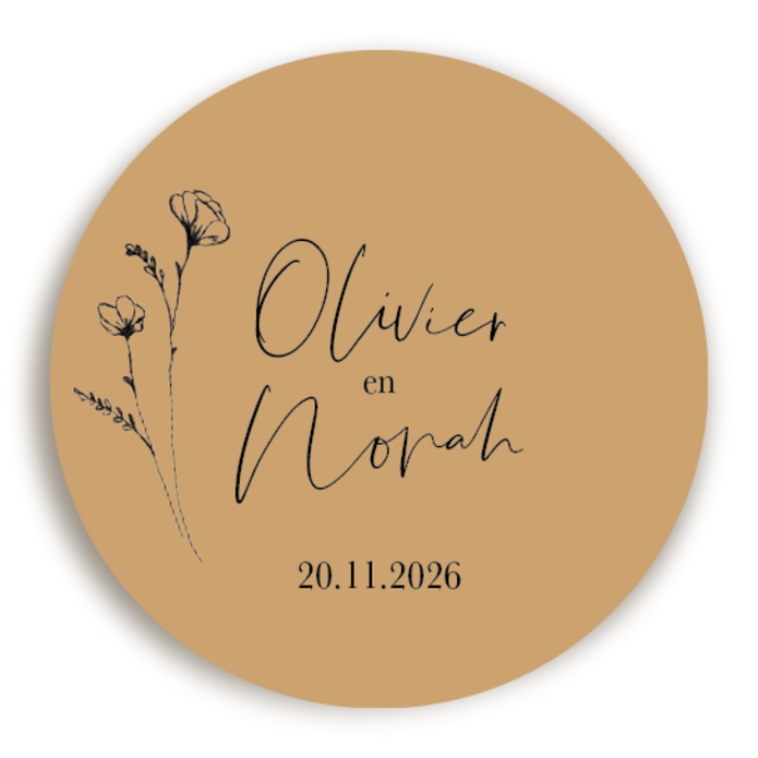 Sluitsticker Takje Camel