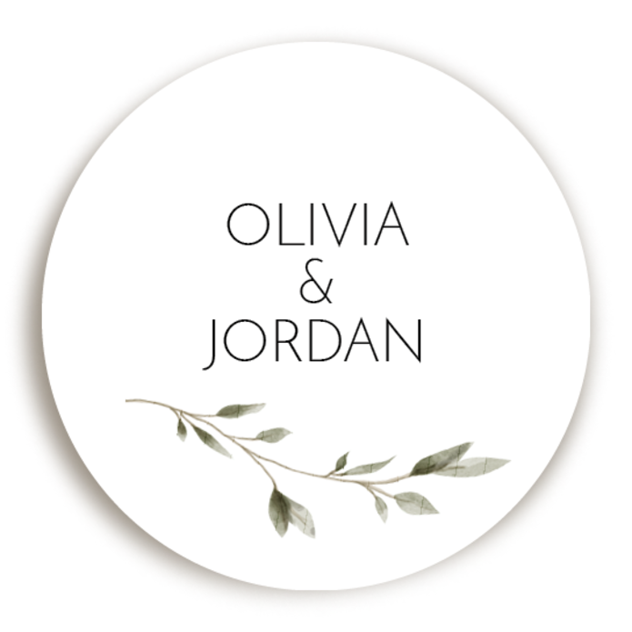 Sluitsticker Olijftakje