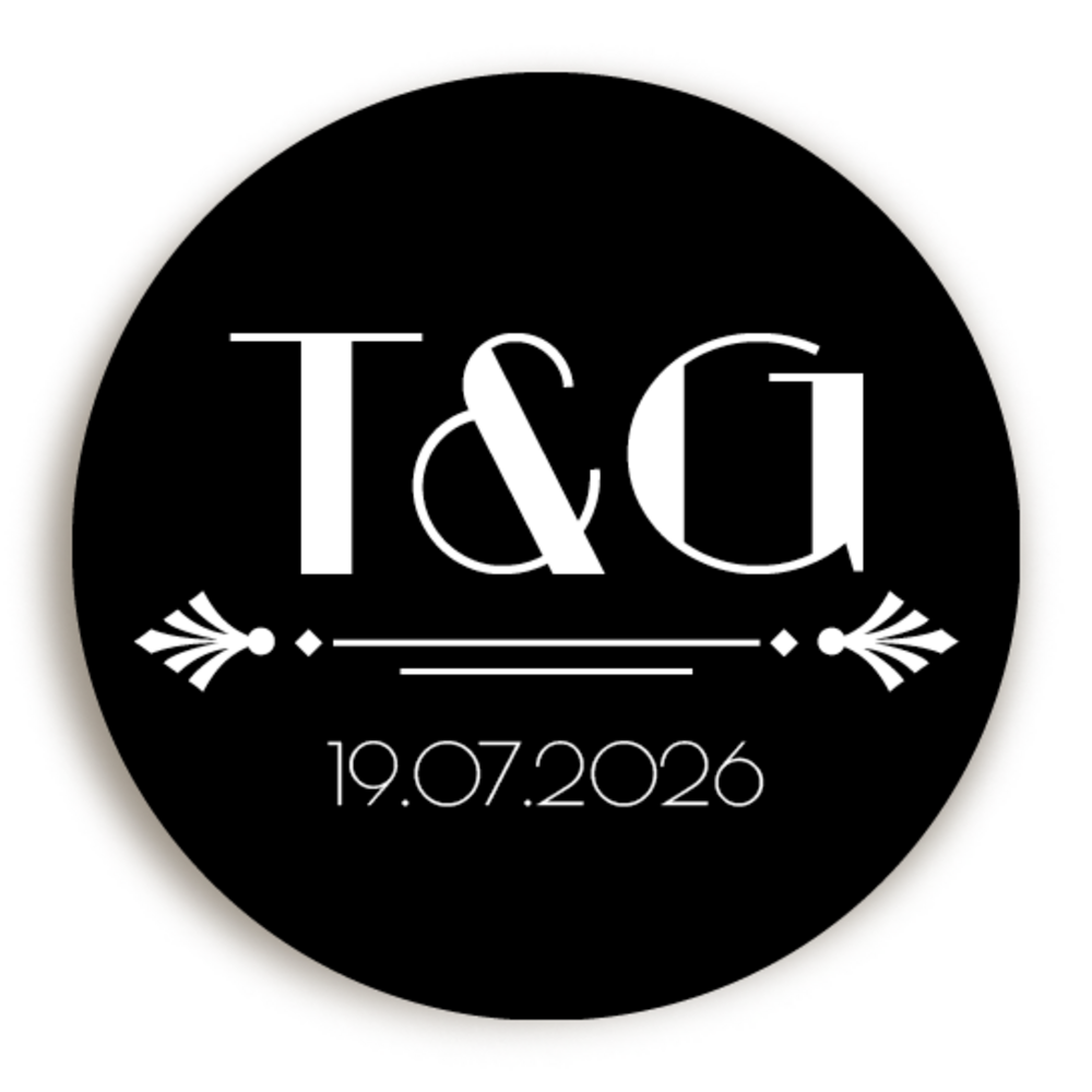 Sluitsticker Peaky Blinders zwart 1