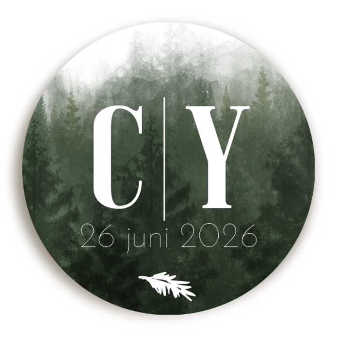 Sluitsticker Forest 1