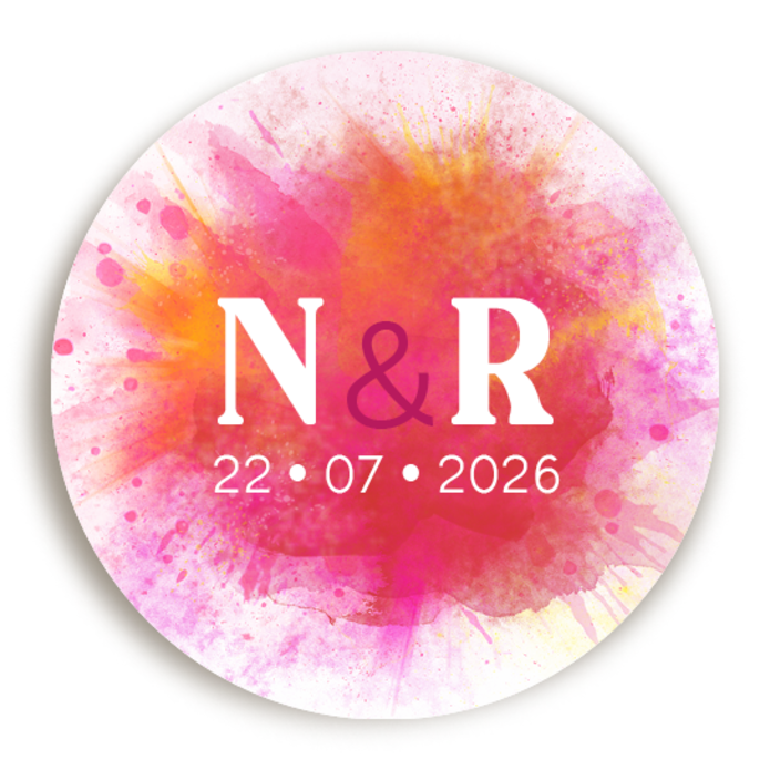 Sluitsticker Festival Color