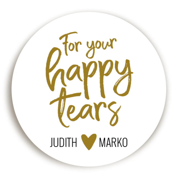 Sticker Happy Tears Hartje
