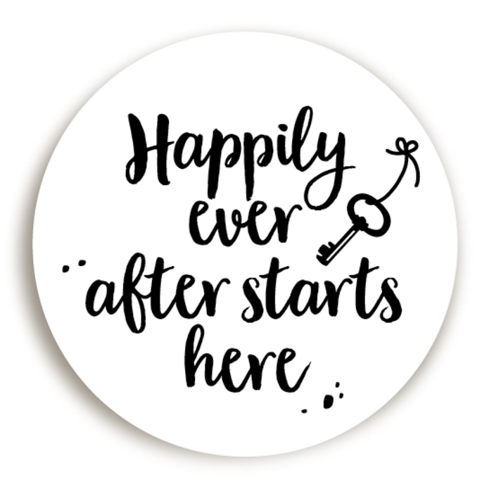 Sluitsticker Happily Ever After
