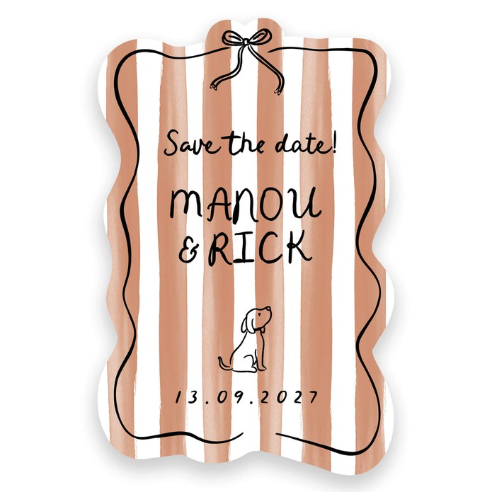 VORM Save the date - Streep Rusty