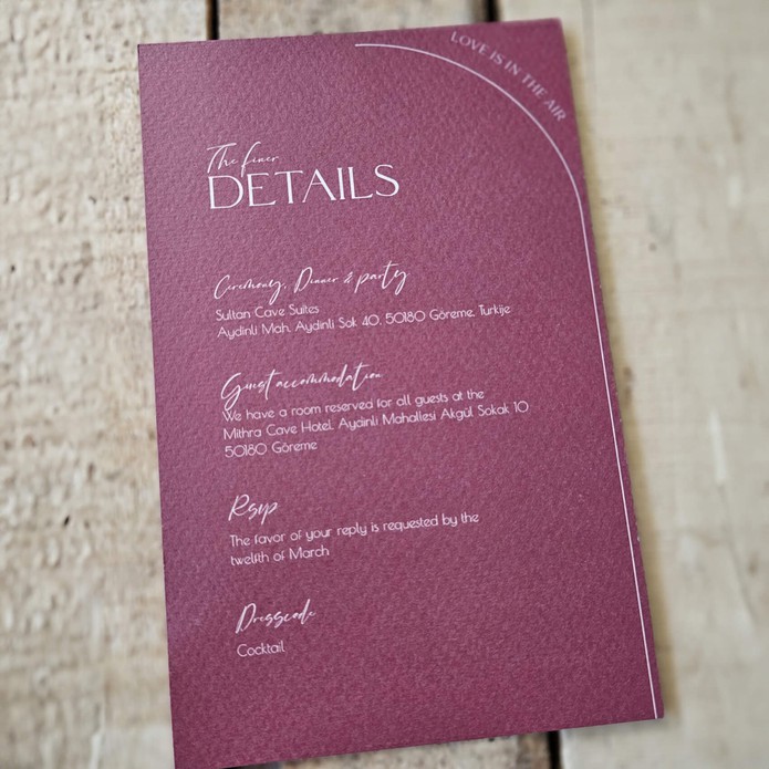 STAPEL Trouwkaart - Minimalistic Cappadocia