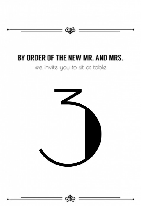 Tafelnummer - Peaky Blinders 2