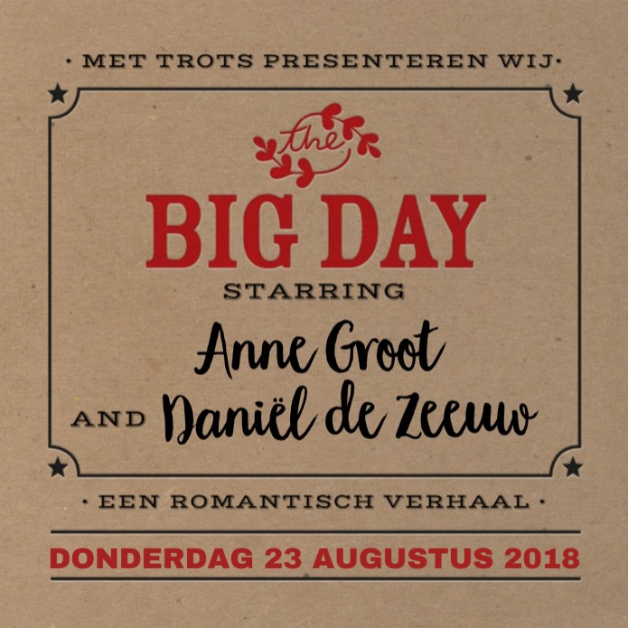 Trouwkaart - Festival Kraft Ticket