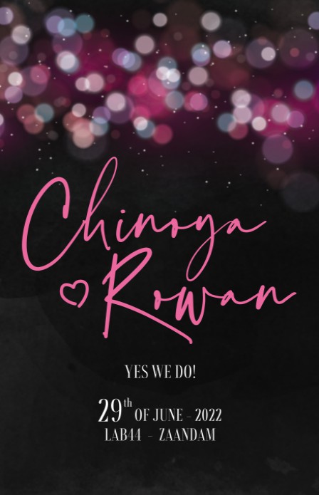 Trouwkaart - Let's rock that shhh 2