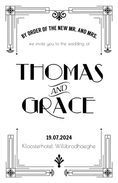 Trouwkaart - Peaky Blinders