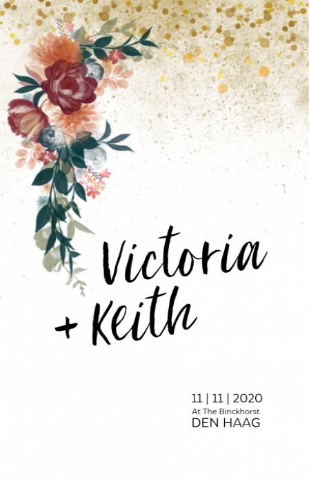 Trouwkaart - Rock 'n roll festival