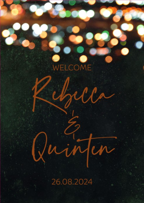 Welkomstbord Dark Festival Koper