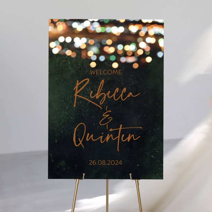 Welkomstbord Dark Festival Koper