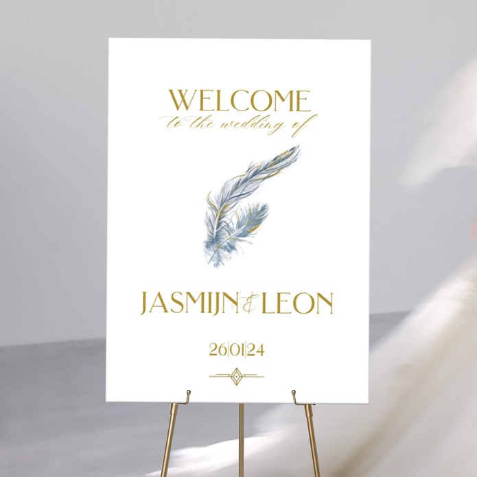 Welkomstbord Modern Twenties