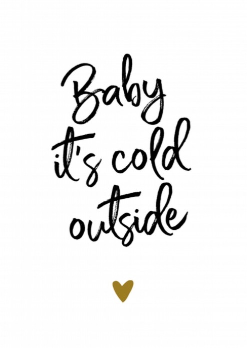 Winter Miniposter Cold Outside