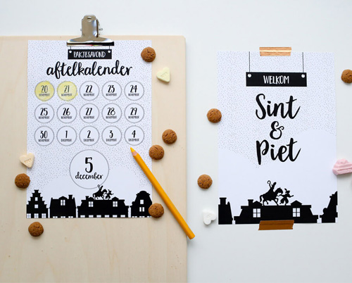 Free Printable voor Sinterklaas 